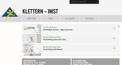 Desktop Screenshot of kletterzentrum-imst.at