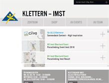 Tablet Screenshot of kletterzentrum-imst.at